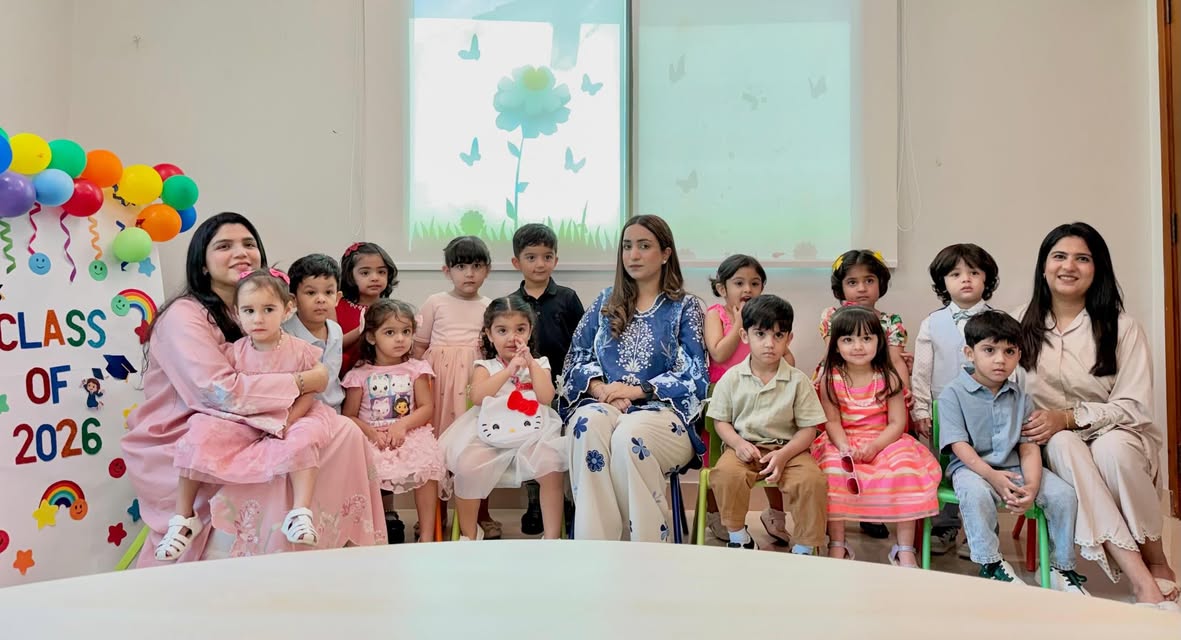 The Talking Tots school community gathered together